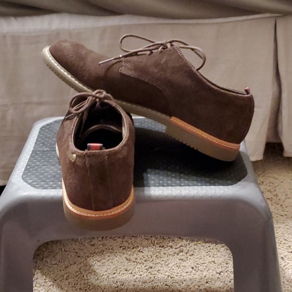 Brown suede Timberland Earthkeeper shoes